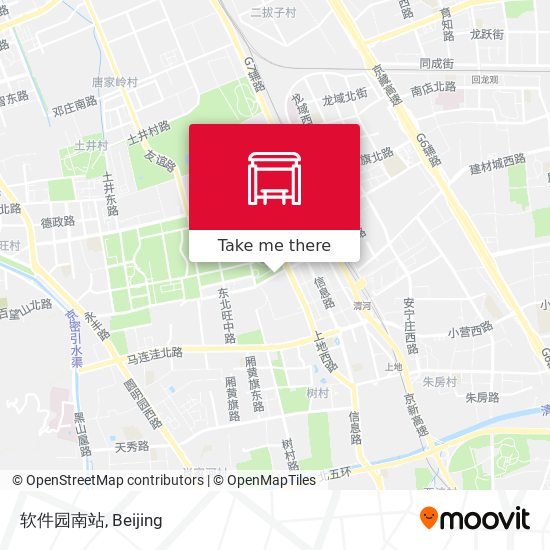 软件园南站 map