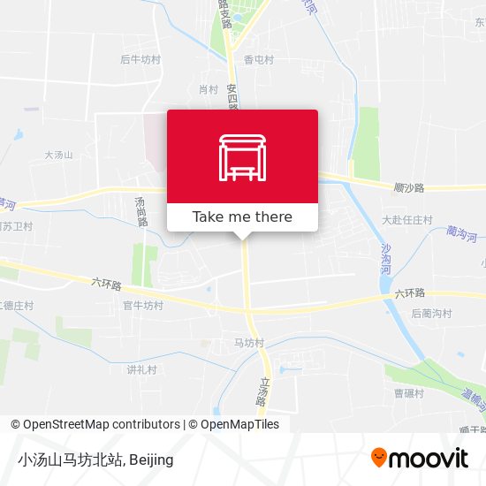 小汤山马坊北站 map