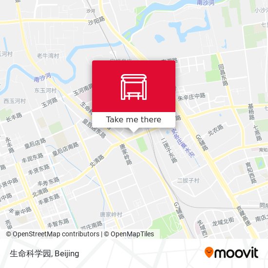 生命科学园 map