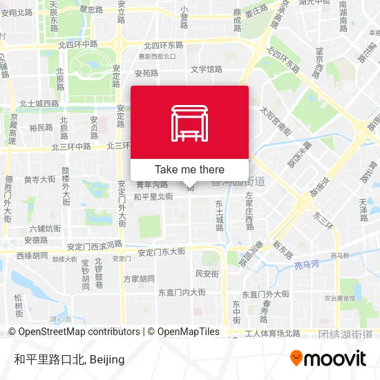 和平里路口北 map