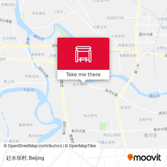 赶水坝村 map