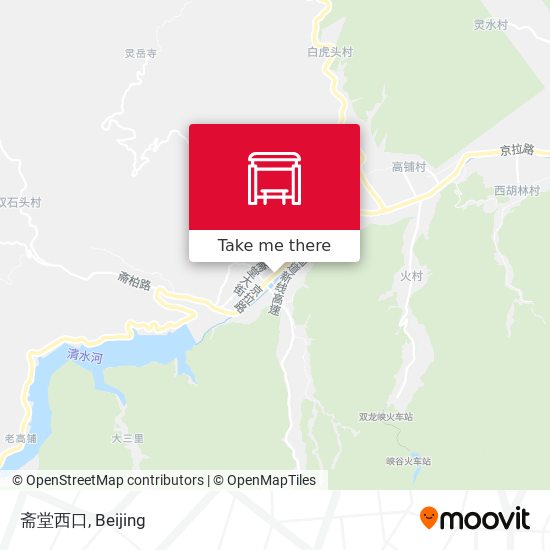 斋堂西口 map