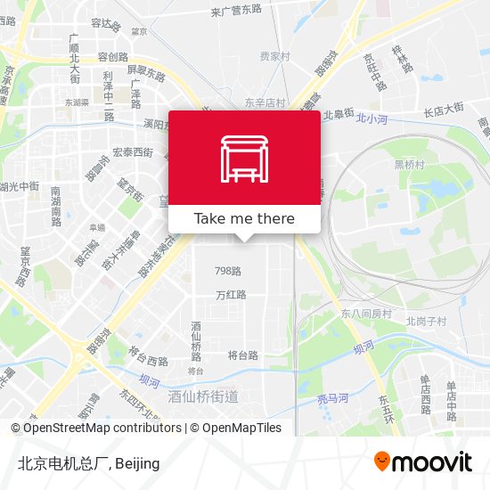 北京电机总厂 map
