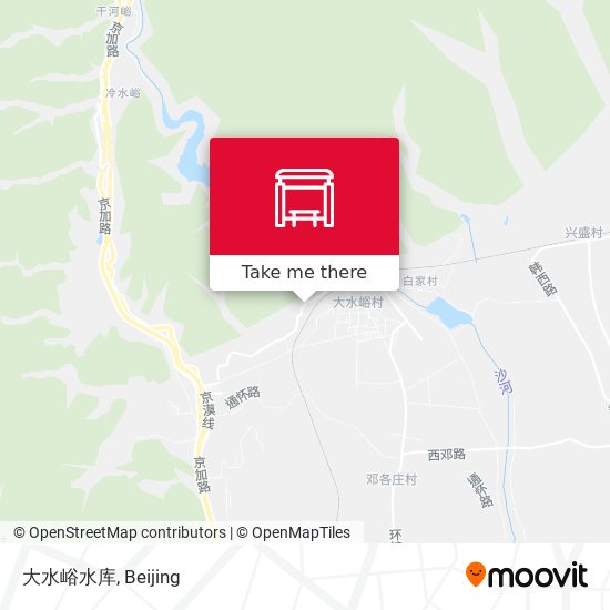 大水峪水库 map