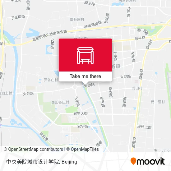 中央美院城市设计学院 map