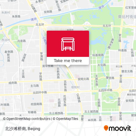 北沙滩桥南 map