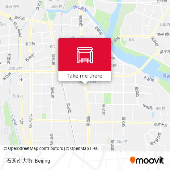 石园南大街 map