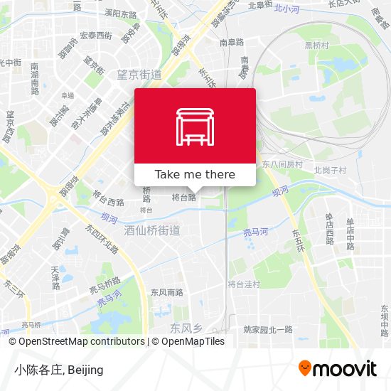 小陈各庄 map