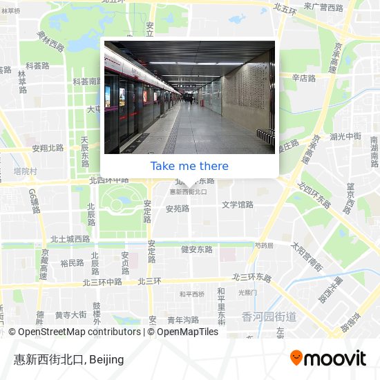 惠新西街北口 map