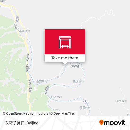 东湾子路口 map