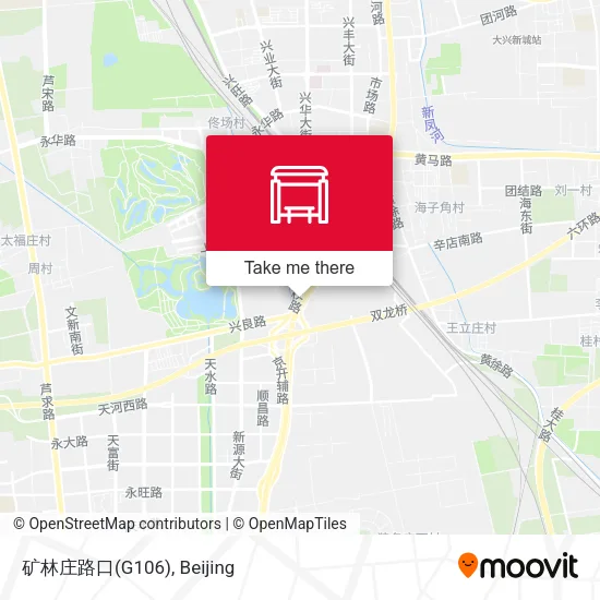 矿林庄路口(G106) map
