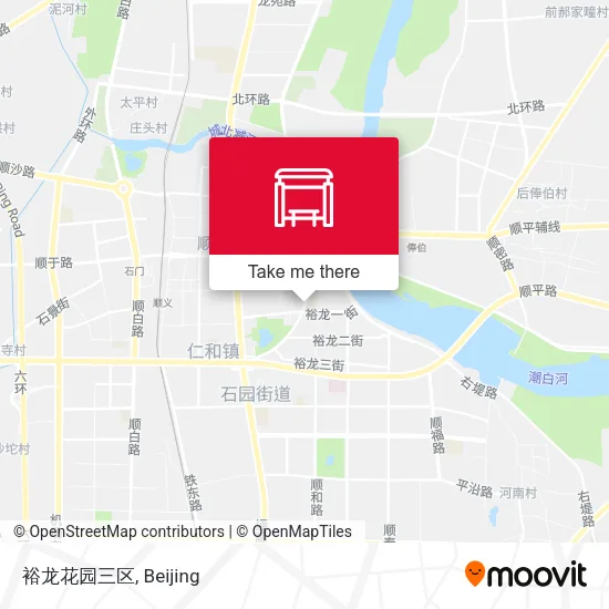 裕龙花园三区 map