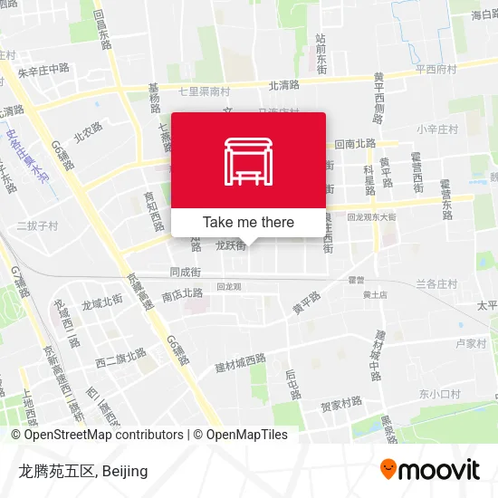 龙腾苑五区 map