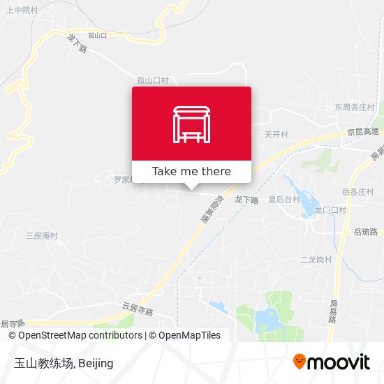玉山教练场 map
