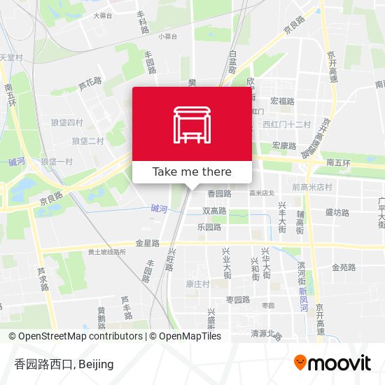 香园路西口 map