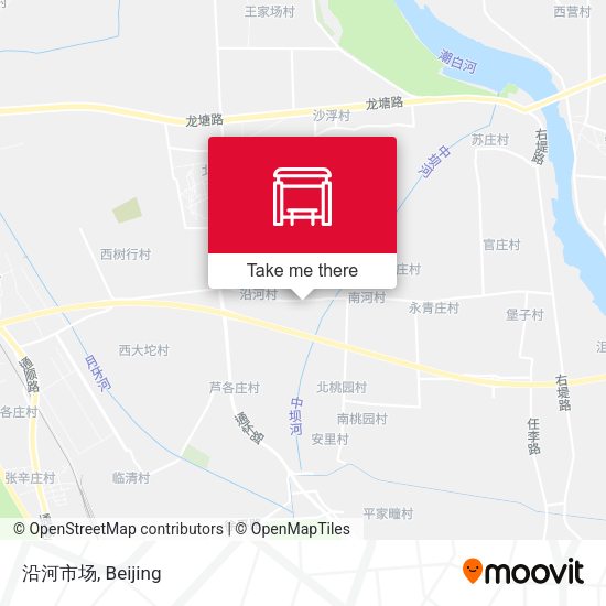 沿河市场 map