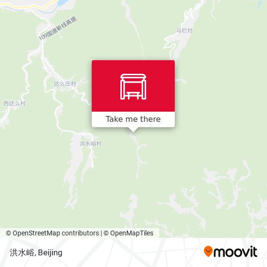 洪水峪 map