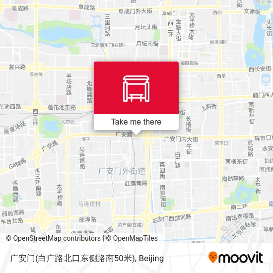 广安门(白广路北口东侧路南50米) map