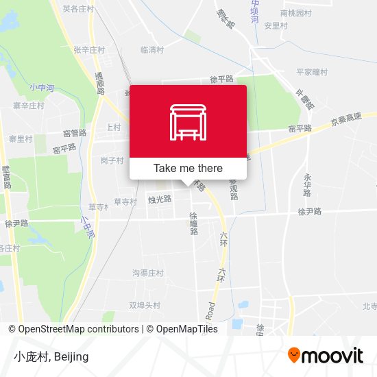 小庞村 map