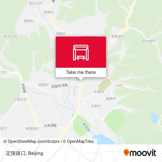 定陵路口 map