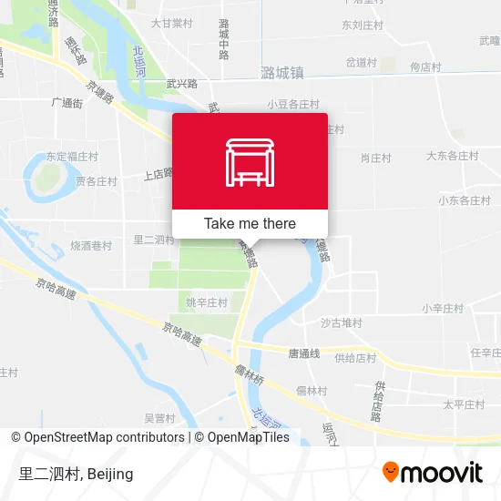 里二泗村 map