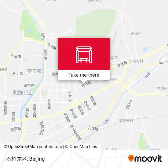 石桥东区 map