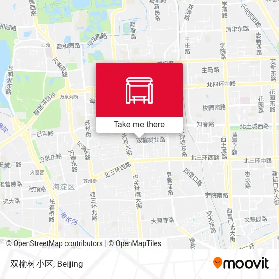 双榆树小区 map