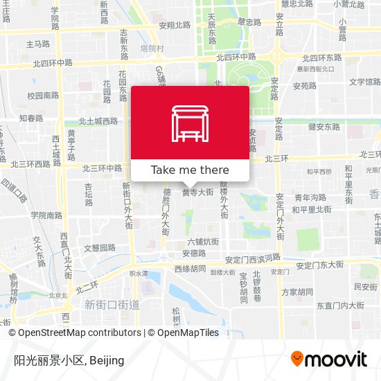 阳光丽景小区 map