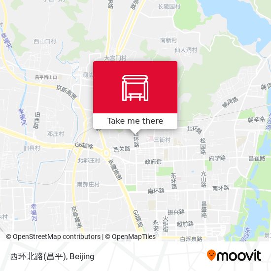 西环北路(昌平) map