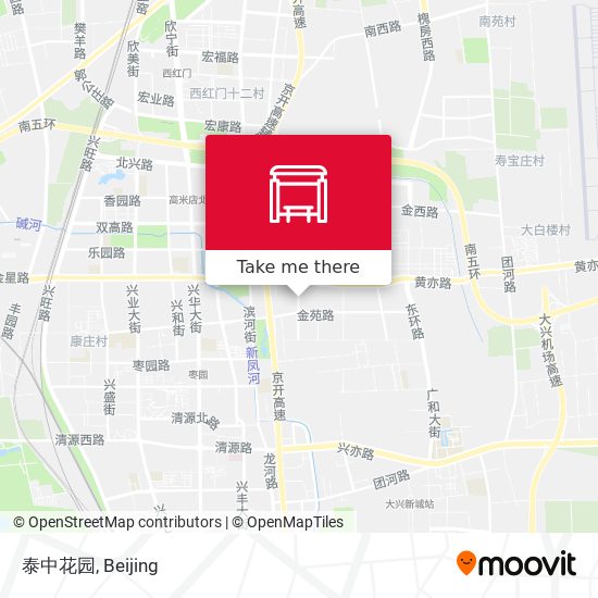 泰中花园 map
