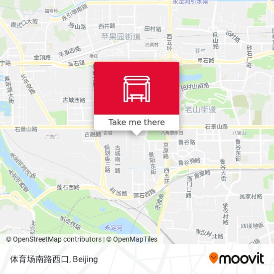 体育场南路西口 map