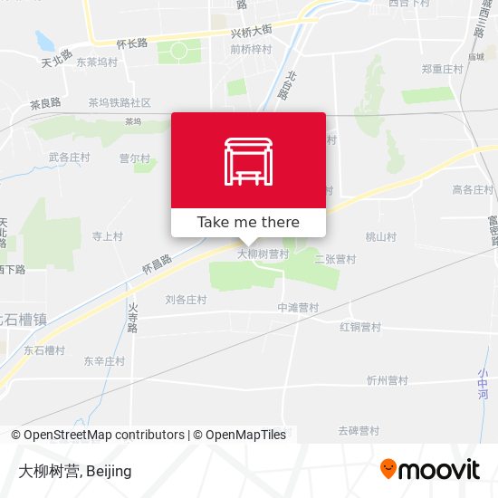 大柳树营 map
