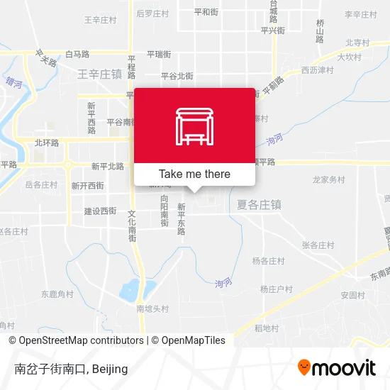 南岔子街南口 map