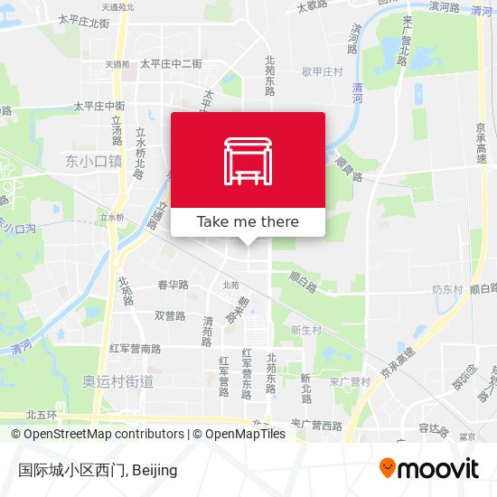 国际城小区西门 map