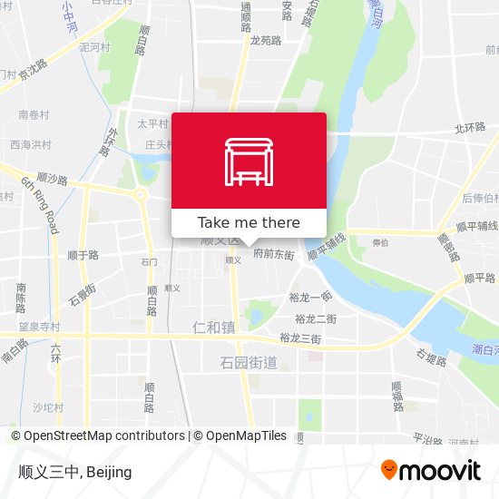 顺义三中 map