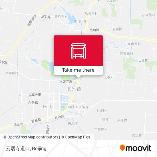 云居寺道口 map