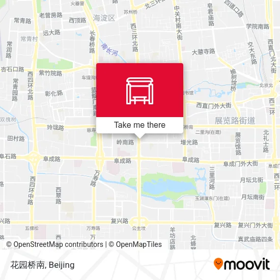 花园桥南 map