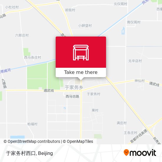 于家务村西口 map