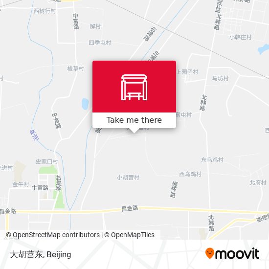 大胡营东 map