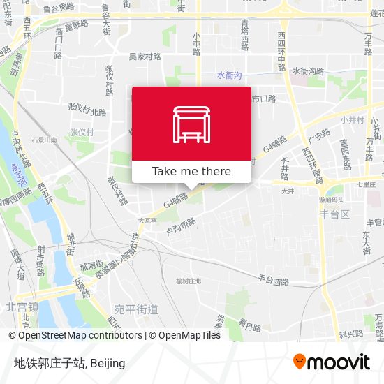 地铁郭庄子站 map