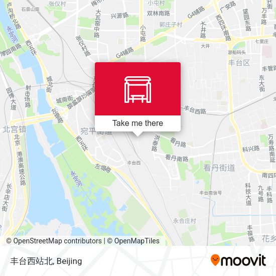 丰台西站北 map