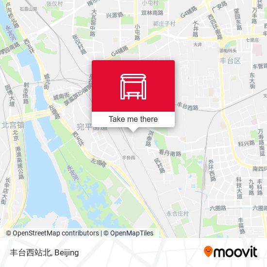 丰台西站北 map