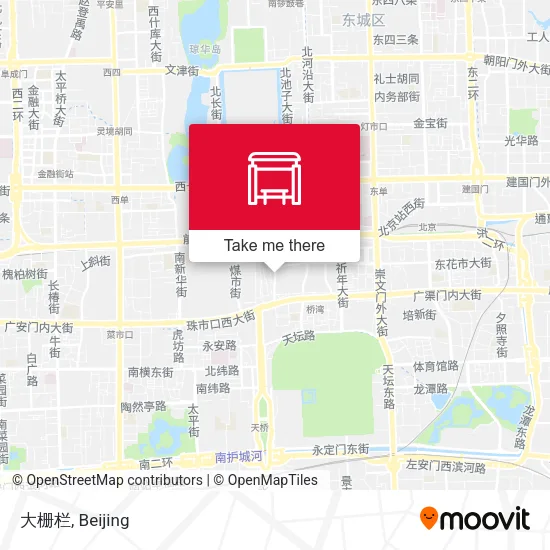 大栅栏 map