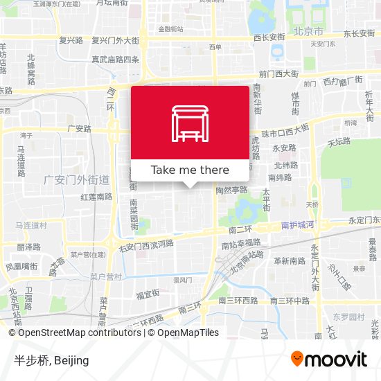 半步桥 map