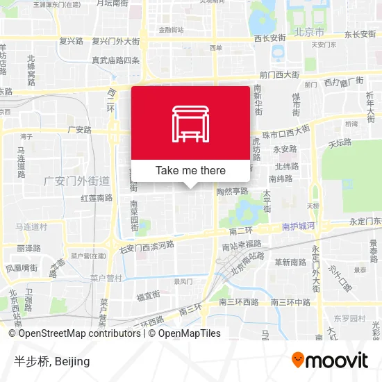 半步桥 map