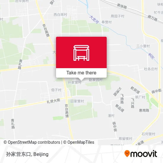 孙家营东口 map