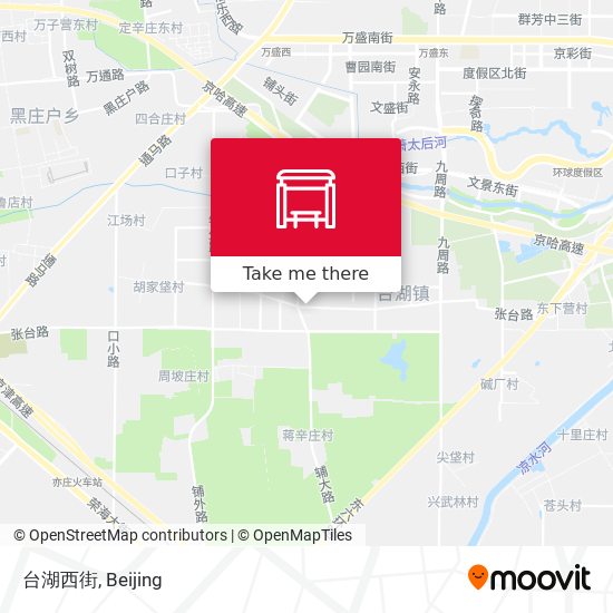 台湖西街 map