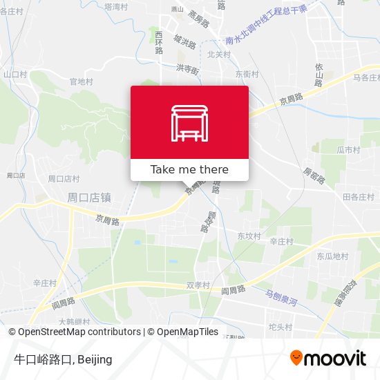牛口峪路口 map