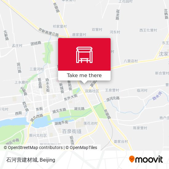 石河营建材城 map