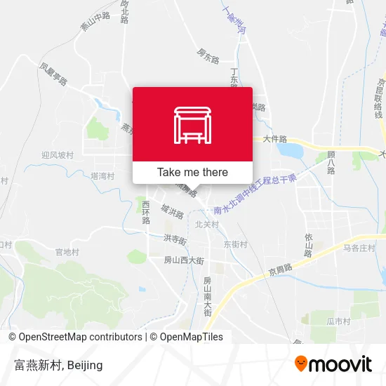 富燕新村 map